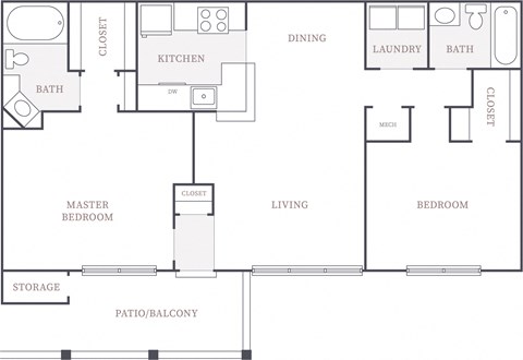 a floor plan of a home